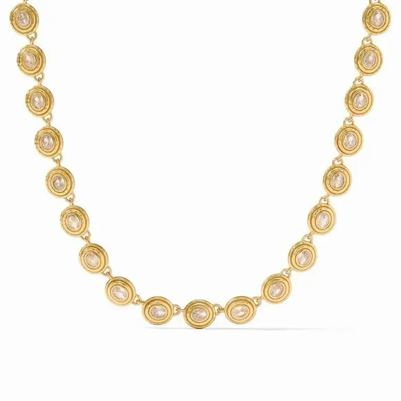 Brand New. $285 Julie Vos Tudor Tennis Necklace